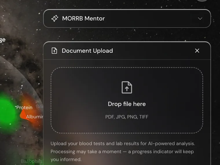 Uploading a lab report to MORRB